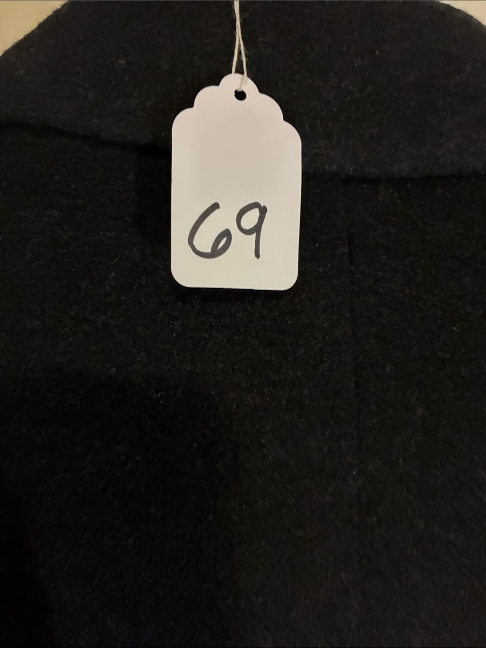 Calvin Klein Men's Black Wool and Cashmere OverCoat - Picture 5 of 8